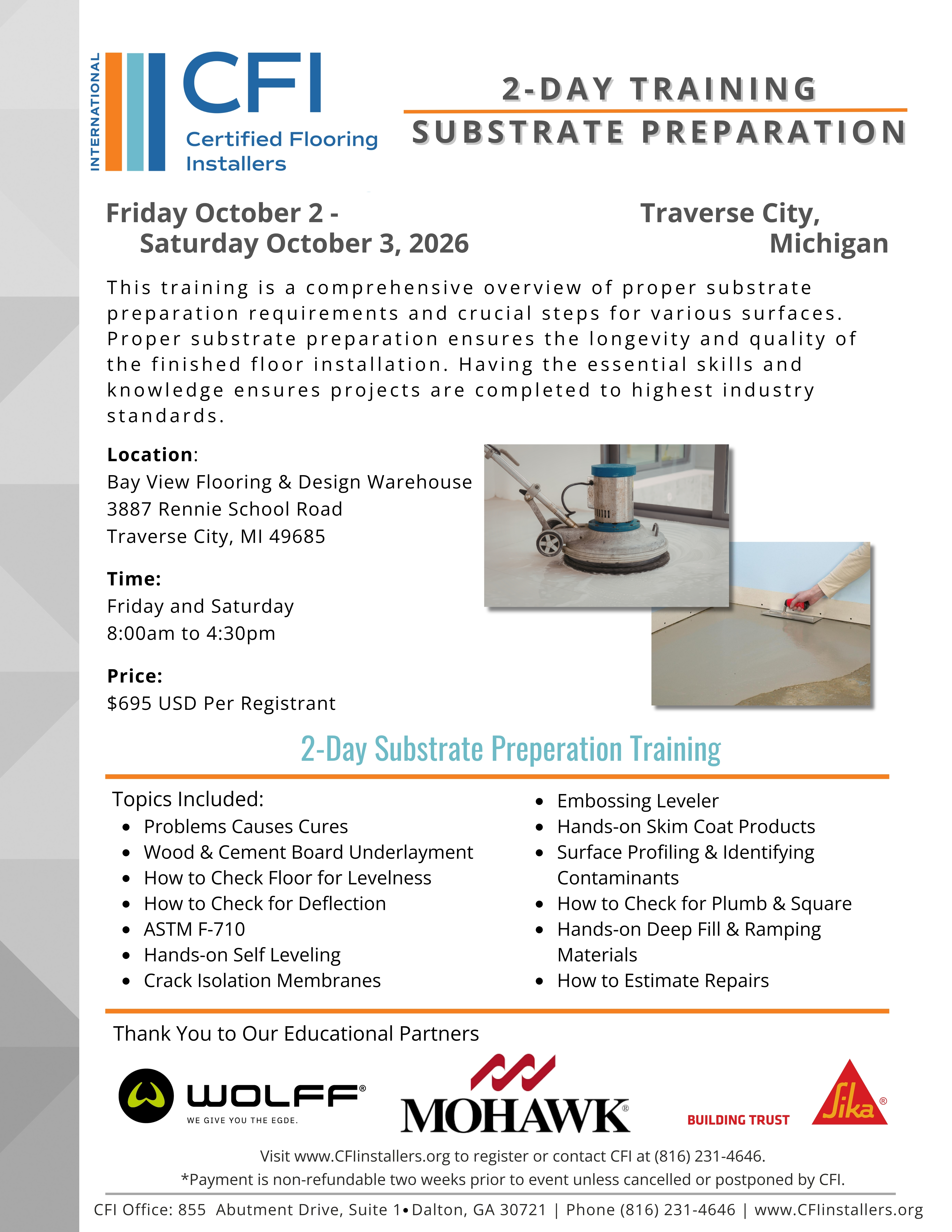 202610.02 CFI 2D Substrate Prep Training Traverse MI